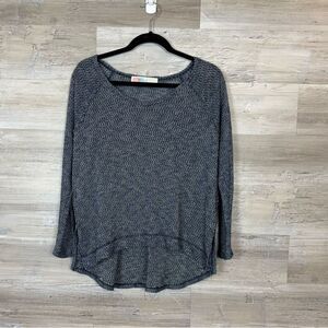 Free People Beach Blue Marled Sweater